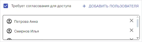 Список пользователей