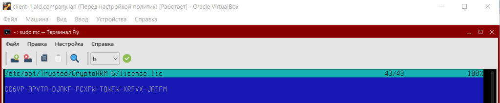 Рисунок 50. Содержимое файла license.lic